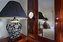Luxury lamp and wardrobe